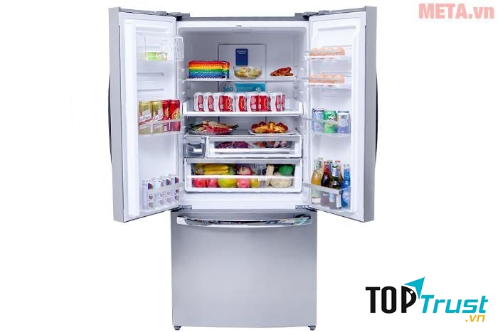 Công nghệ làm lạnh tân tiến NutriFresh Inverter giúp hiệu suất làm lạnh tăng đáng kể so với những tủ lạnh thông thường.