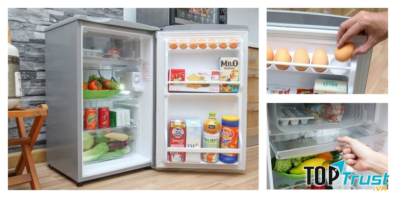 Tủ lạnh Aqua Sanyo AQR-95AR 90 lít