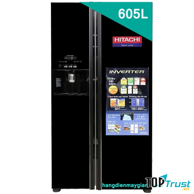 Tủ lạnh Hitachi R-S700GPGV2 (GBK/GS) 605 lít