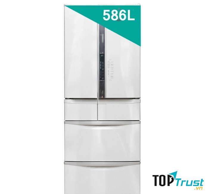 Tủ lạnh Hitachi R-SF57CMS (W/SH) 586 lít