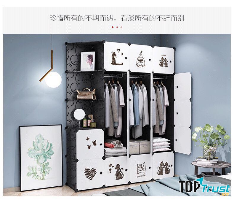 Tủ nhựa lắp ghép