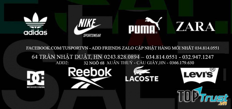 Tú Sport - Shop bán quần áo thể thao tốt nhất Hà Nội