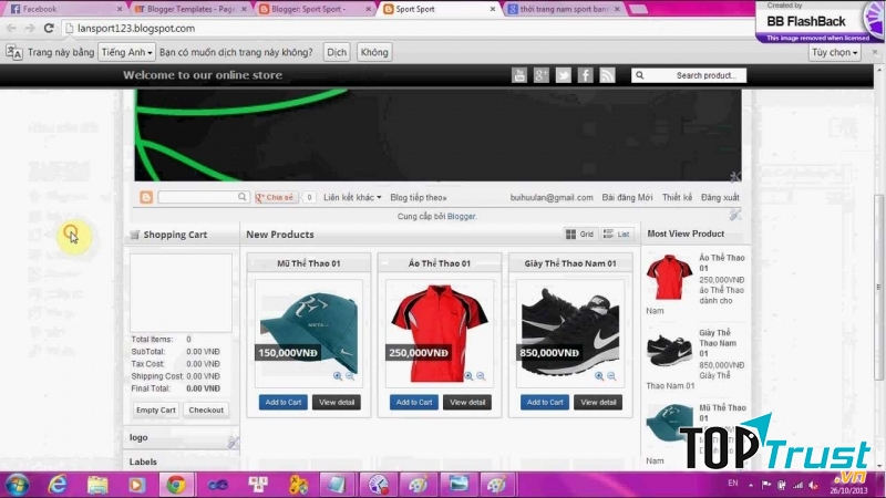 Tự tạo cho mình một web bán hàng trực tuyến