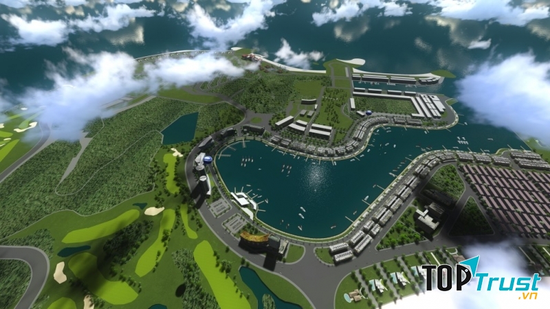 Toàn cảnh dự án Tuần Châu Marina Hạ Long