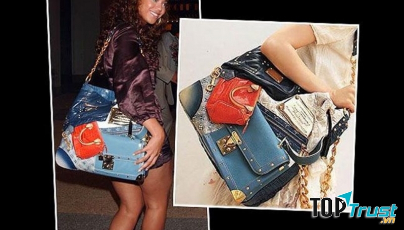 Nhà thiết kế đã sử dụng các mảnh da từ 15 chiếc túi Louis Vuitton khác để làm nên chiếc Tribute Patchwork