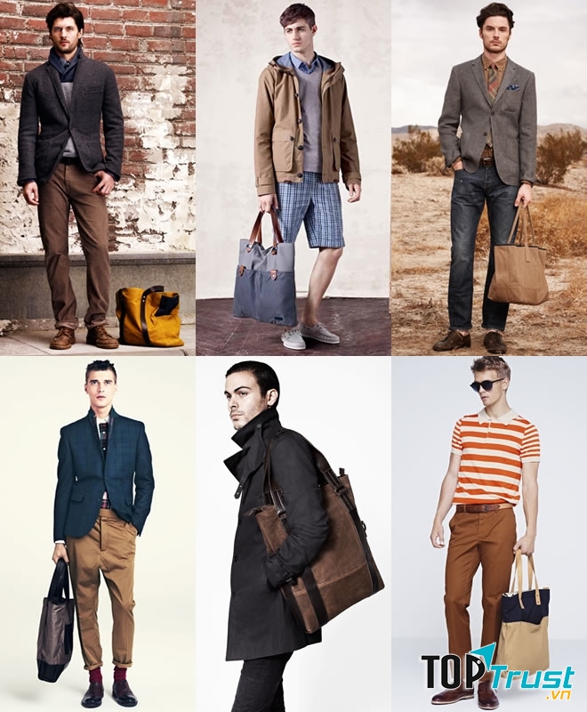 Túi Tote là một item cực hot cho những chàng trai theo đuổi phong cách năng động, cá tính