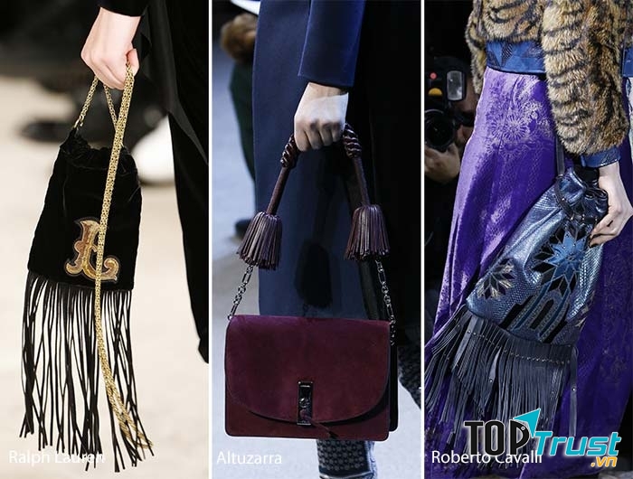 Túi tua rua độc đáo, lạ mắt