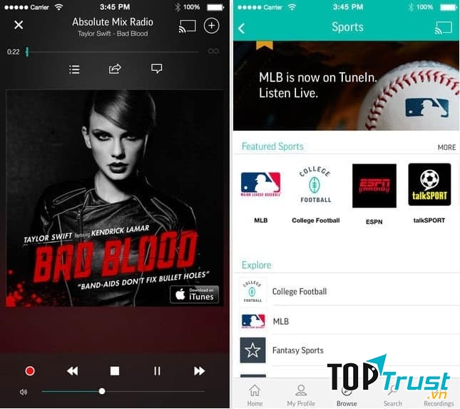 TuneIn Radio – Radio & Music