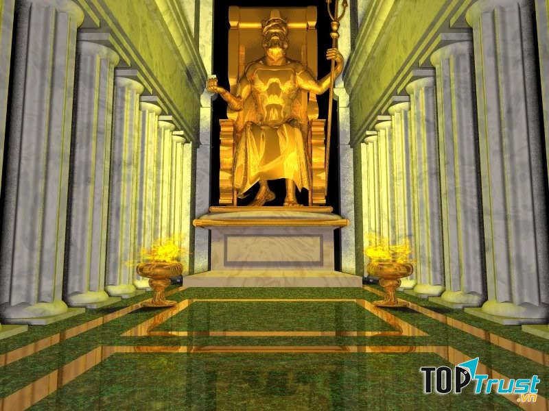 Tượng thần Zeus ở Olympia