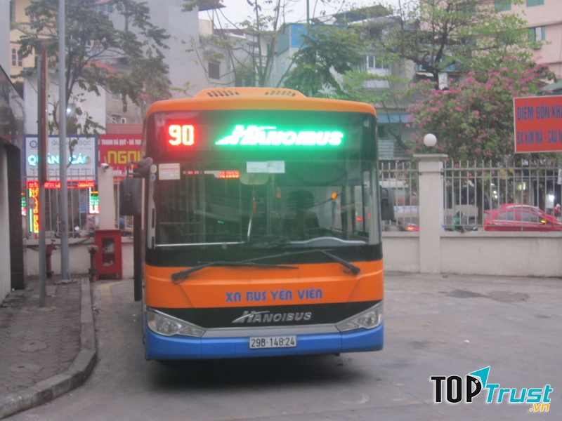 TUYẾN BUÝT SỐ 90: KIM MÃ – SÂN BAY NỘI BÀI