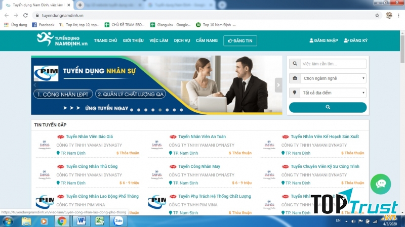 Tuyển dụng Nam Định