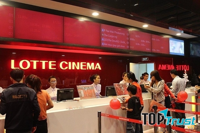 Tuyển nhân viên soát vé, coi camera ở rạp chiếu phim, lotte, siêu thị