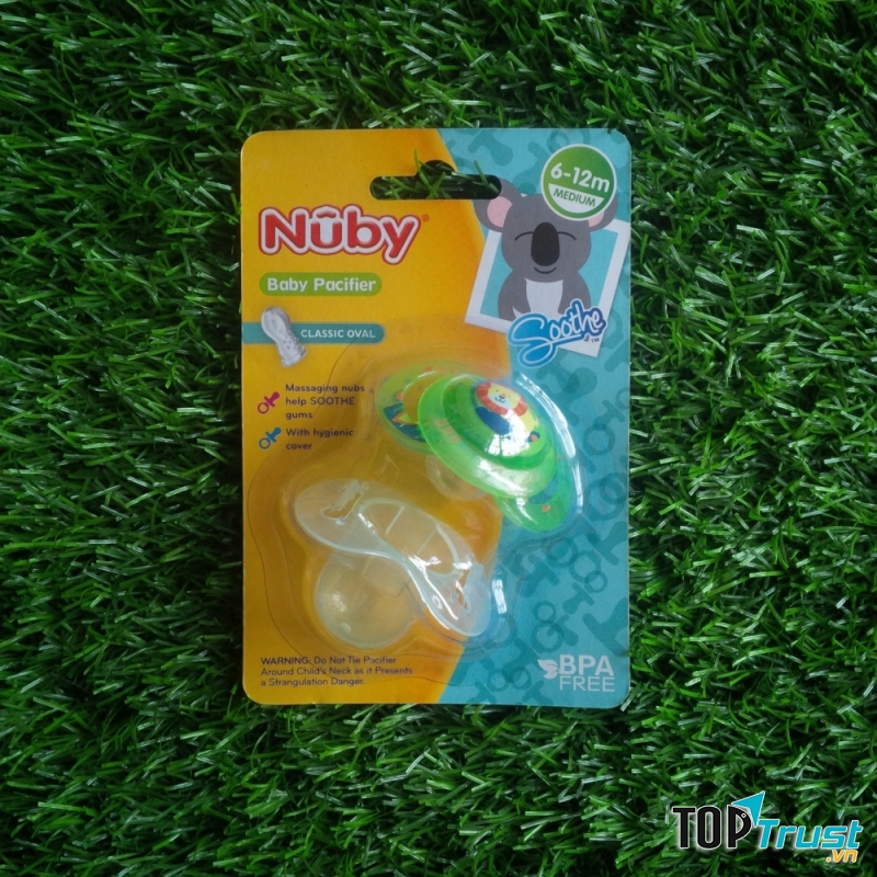 Ty ngậm chỉnh nha Nuby Classic Ovan