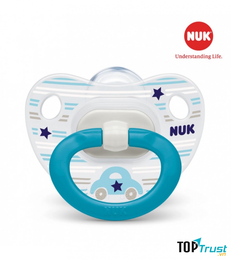TI GIẢ NUK CLASSIC SILICONE 0 - 6M