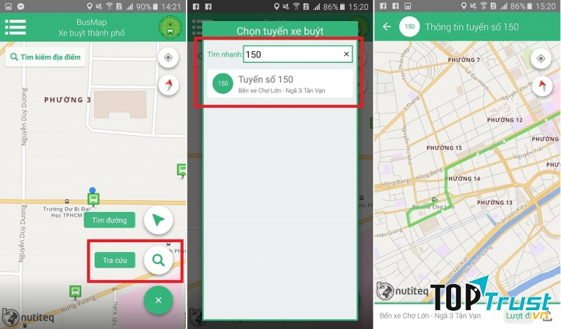 Giao diện ứng dụng quen thuộc, dễ sử dụng