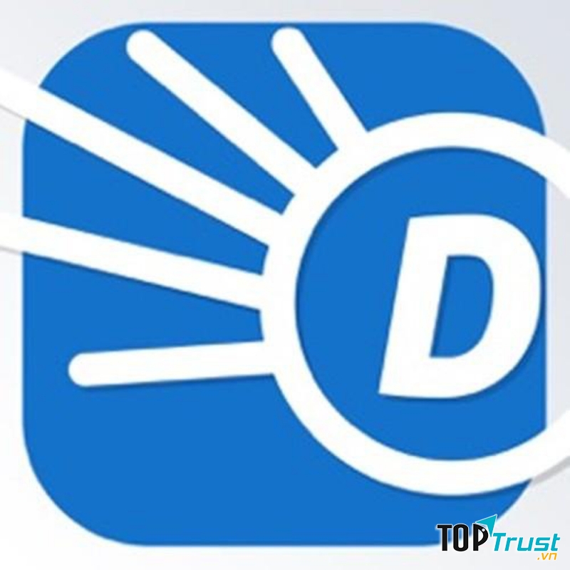 Giao diện của ứng dụng Dictionary.com