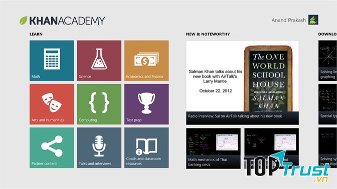 Ứng dụng Khan Academy