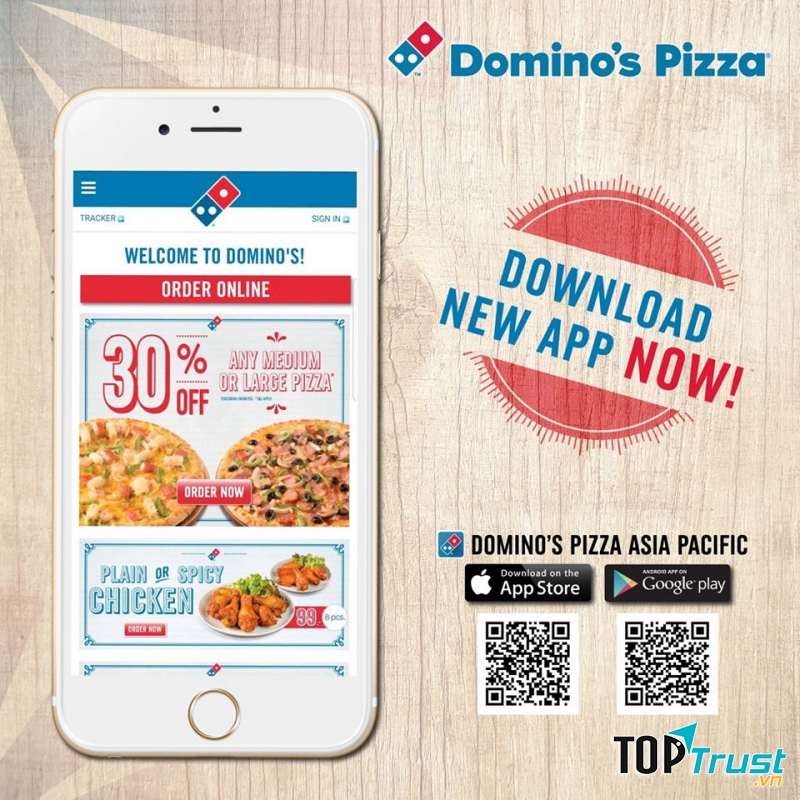 Ứng dụng Domino’s Pizza