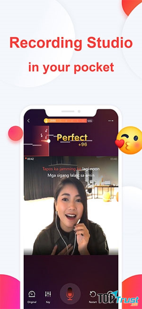 Ứng dụng hát Karaoke Wesing