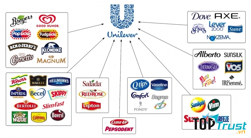 Nhãn hiệu từ Unilever