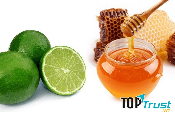 Uống nước chanh tươi với mật ong