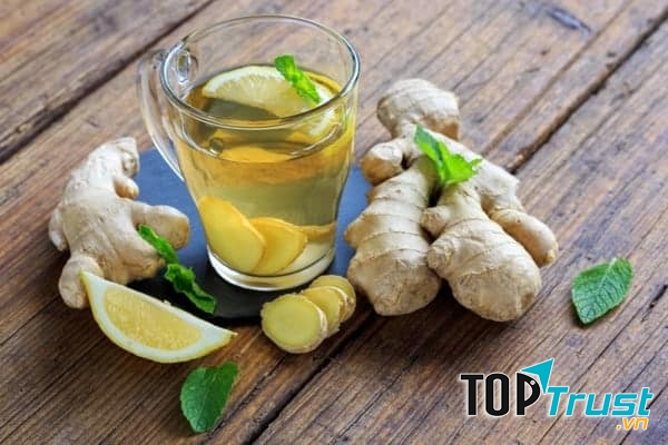 Uống nước gừng hay trà gừng