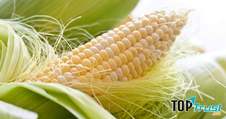 Râu ngô tươi nấu nước