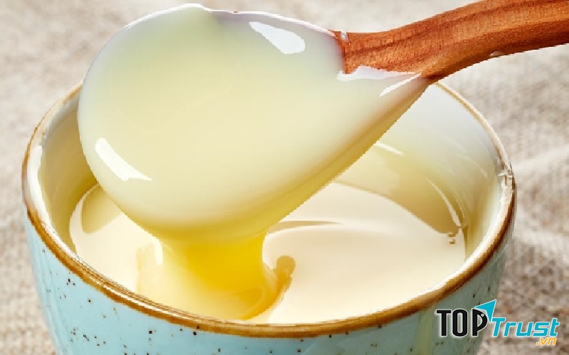 Uống sữa đặc thay sữa bò