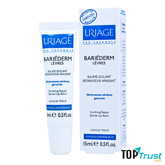 Đôi môi trở nên mềm mại và căng tràn sức sống với son dưỡng của Uriage