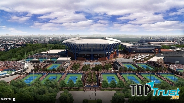 Sự hoành tráng của nơi tổ chức US Open