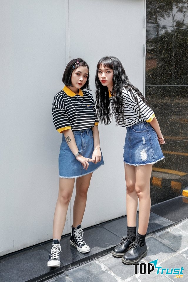 Váy jeans cũng là một trong những thiết kế được ưa chuộng