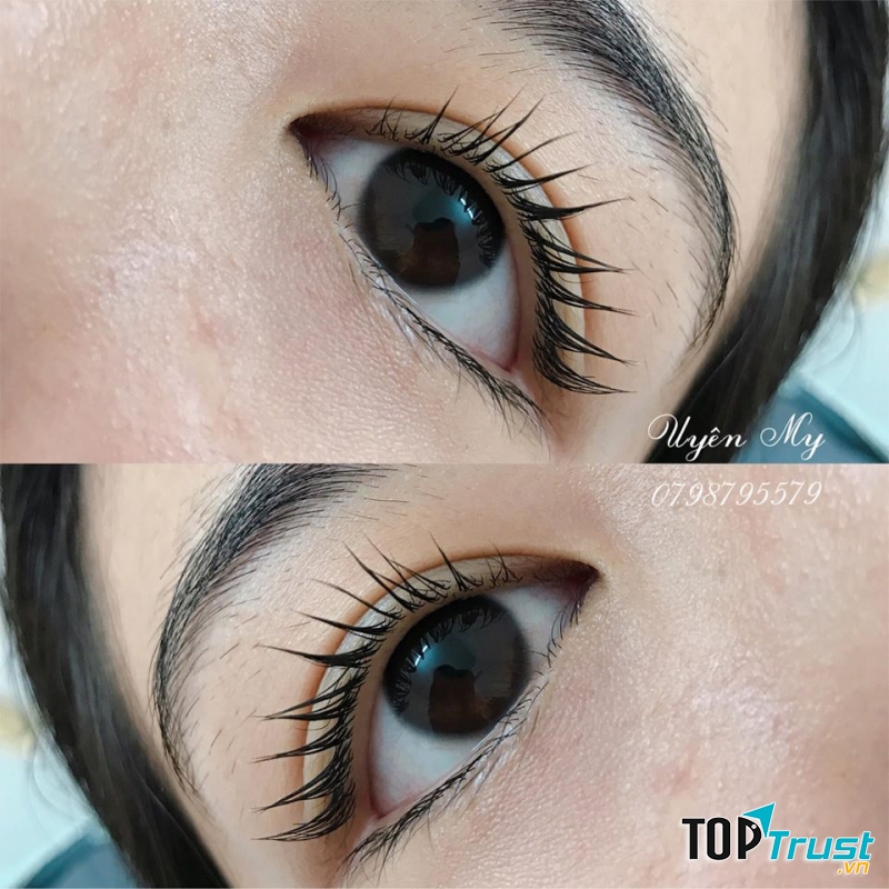 Uyên My eyelash