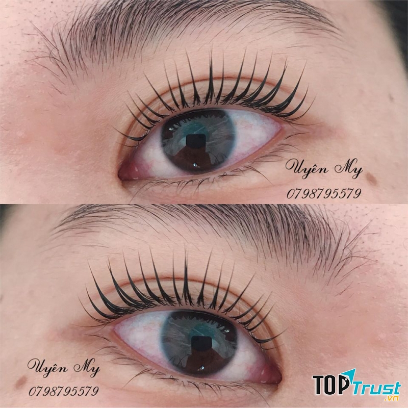 Uyên My eyelash