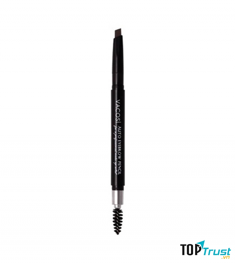 Đầu chì được thiết kế vát, mỏng giúp dễ định hình khuôn, đuôi chân mày