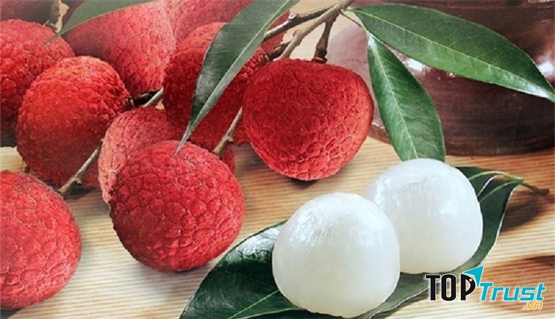 Vải bị thâm vỏ khi bị bỏ tủ lạnh