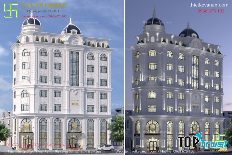 Vạn An Group thiết kế và thi công khách sạn