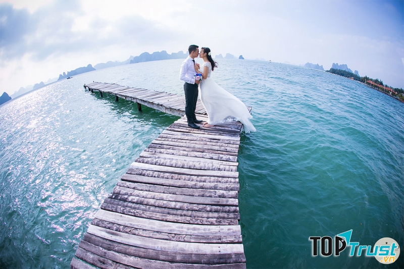 Chụp ảnh cưới ở Vân Đồn Quảng Ninh