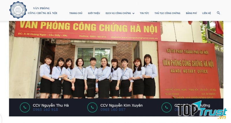 Văn phòng công chứng Hà Nội