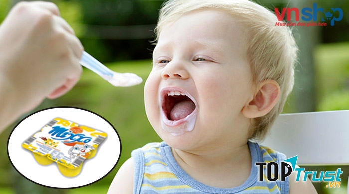 Váng sữa Mixxo có thể kết hợp thêm với các loại hoa quả, trái cây giúp tăng cường Vitamin