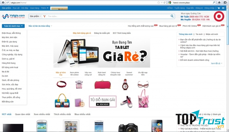 Website của Vật giá