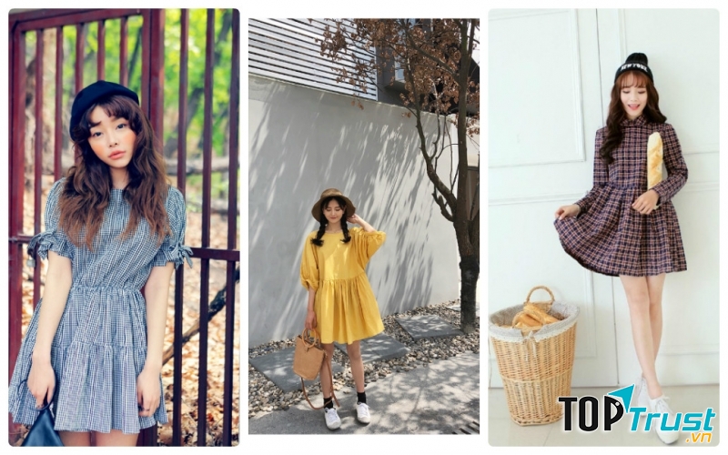 Váy babydoll đã trở nên quá quen thuộc đối với các bạn gái.