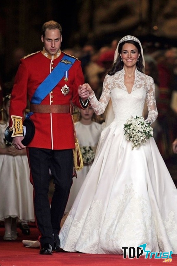Váy cưới của Công nương Kate Middleton