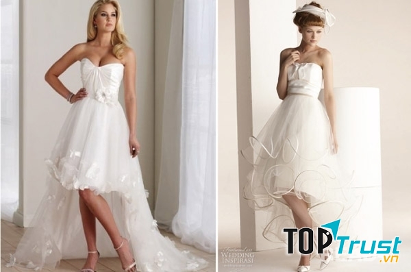 Váy cưới dáng ngắn