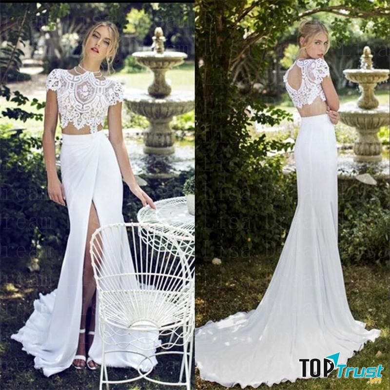 Váy cưới hở eo quyến rũ