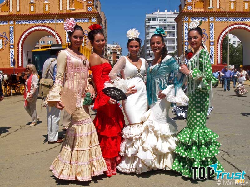 Váy Flamenco, Andalusia - Tây Ban Nha