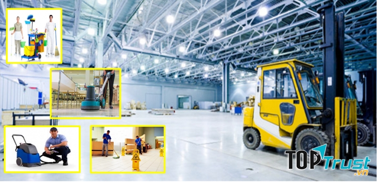 Vệ sinh công nghiệp Huy Hoàng