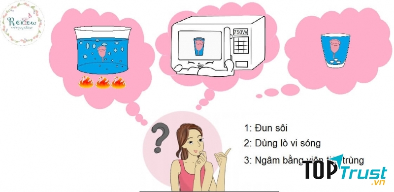 Vệ sinh cốc nguyệt san thực sự dễ dàng