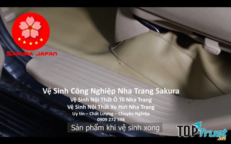 Sau khi xe được vệ sinh