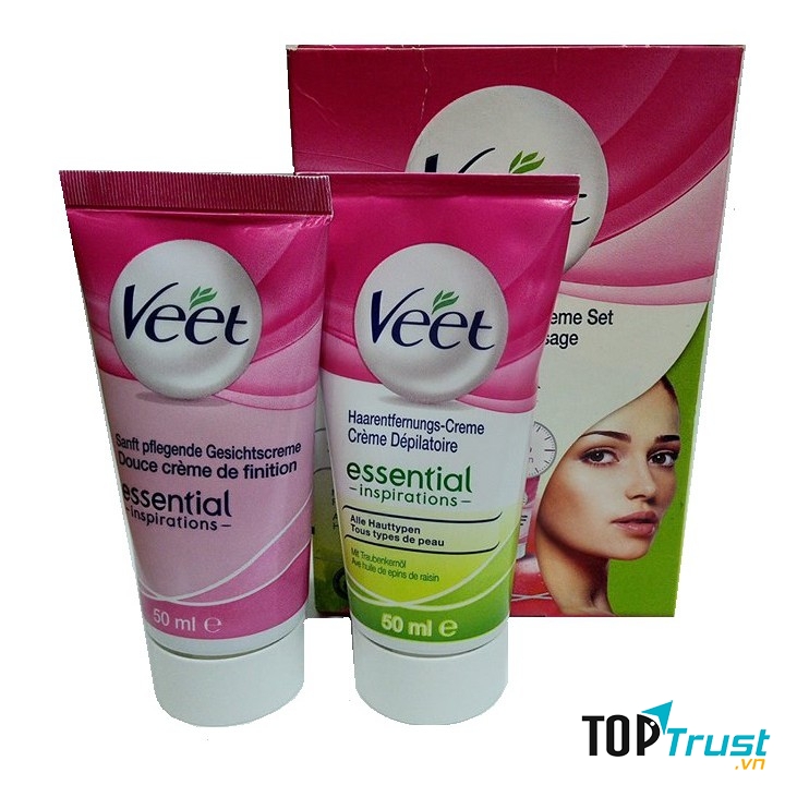 Veet Essential Inspirations Facial Hair Removal Cream Set