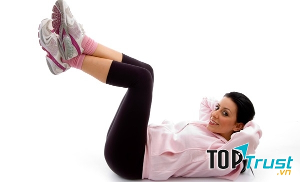 Bài tập này giúp đốt cháy calo vùng bụng, săn chắc đùi và bắp chân